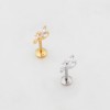 MULTI CZ MARQUISE BUTTERFLY THREADLESS (PUSH IN) 316L SURGICAL STEEL LABRET SET